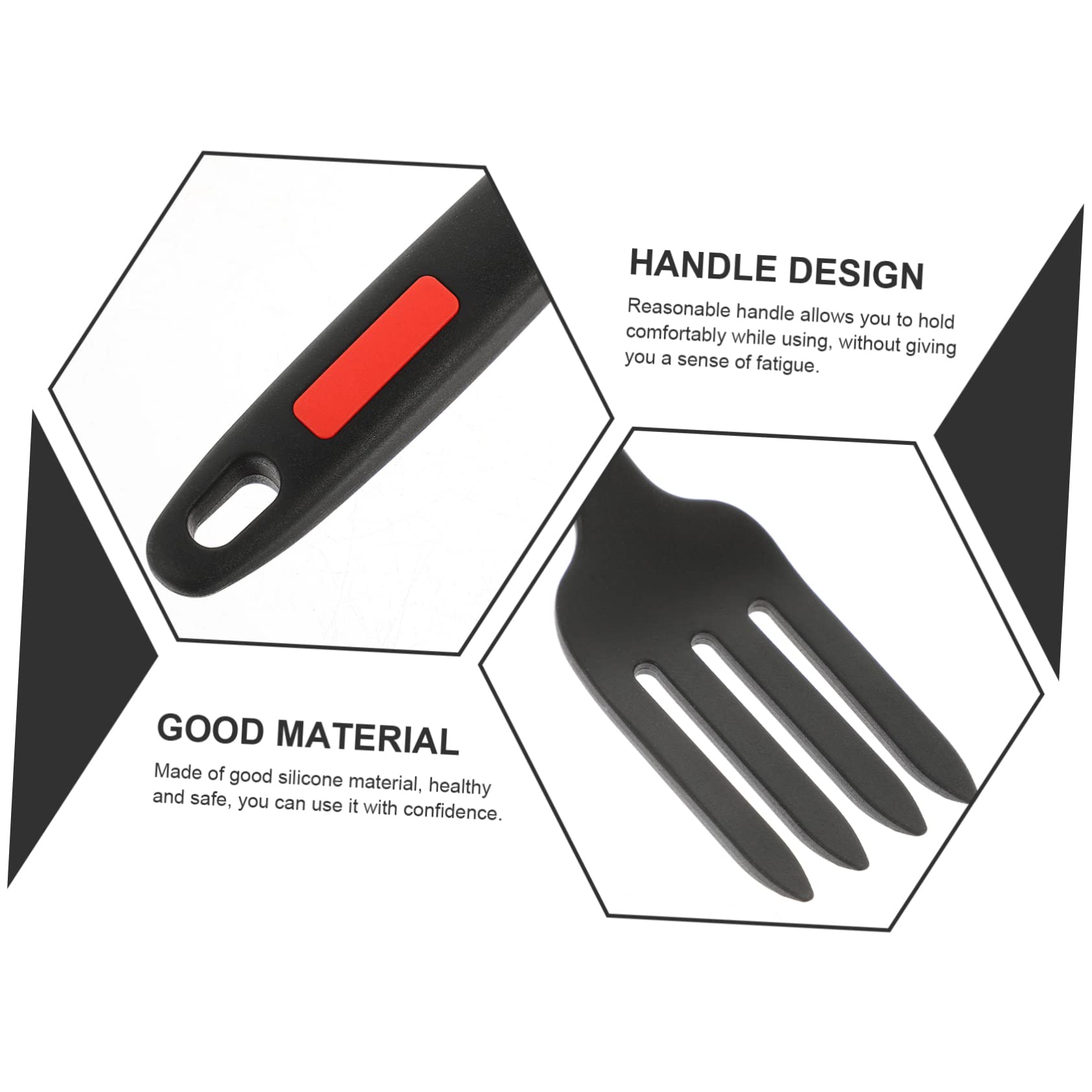 Alipis 4piezas Tenedor De Ensalada De Multifuncional Para Cocina Utensilio Práctico Para Casa y Restaurantes