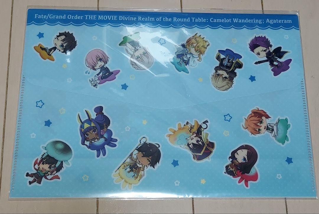 FGO 文房具 クリアファイル】fgo オベロン マーリン クリアファイル