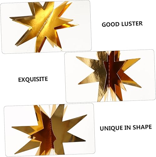 Miniatura 3 de DECHOUS 6 adornos de copo de nieve de papel, guirnalda de copos de nieve de Navidad, decoración colgante de vacaciones, decoración de ventana de