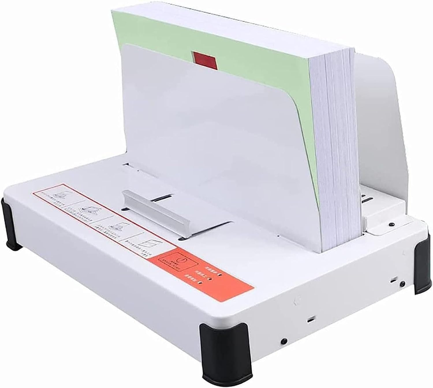 Relieuse thermique pour feuilles A4, capacité de 500 feuilles, épaisseur de reliure de 1 à 55 mm, idéale pour les rapports de bureau, les appels d'offres, les polices d'assurance