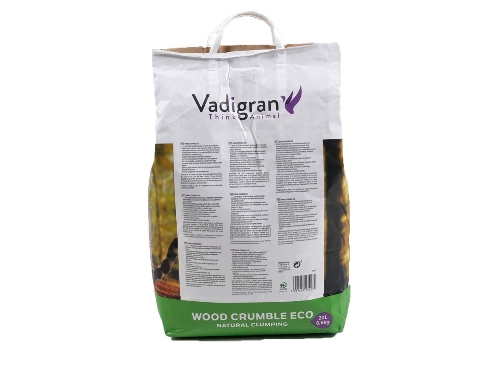 VADIGRAN Wood Crumble Lettiera per gatti