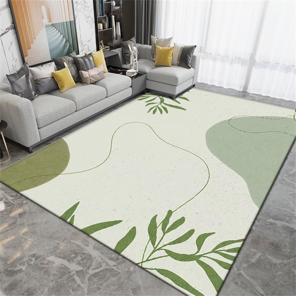 Tapis vert 140x200cm pour chambre de bébé et décoration salon