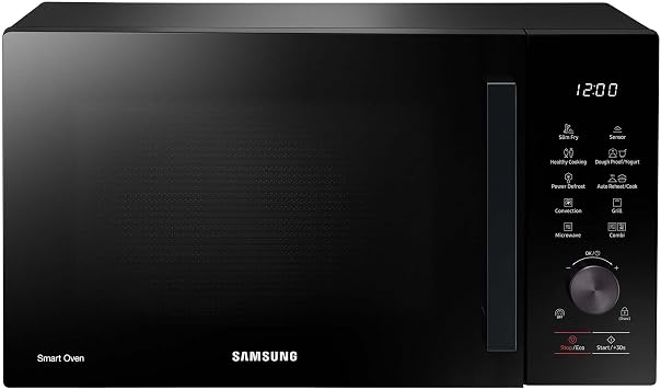 Samsung MC28A5137KK/E1 Combination Microwave with Grill and Hot Air 900 W 28 L Cooking Space AirFry Power Defrost Scratch-Resistant Ceramic Enamel Interior Black
