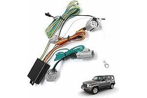 SUNPIE 7 Pin Trailer Wiring Kit Compatible with Jeep