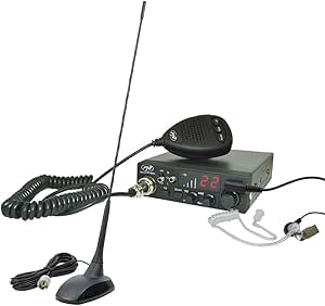 Paquete De Estación De Radio CB Escort HP 8900 ASQ, 12-24 V Antena CB ML70, 70 Cm Con Base Magnetica De 145 Mm Incluida