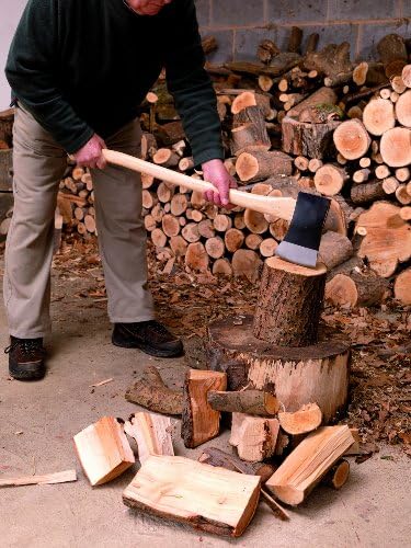 Spear & Jackson - Razorsharp 4.5lb Axe Hickory Shaft Carbon Steel Head