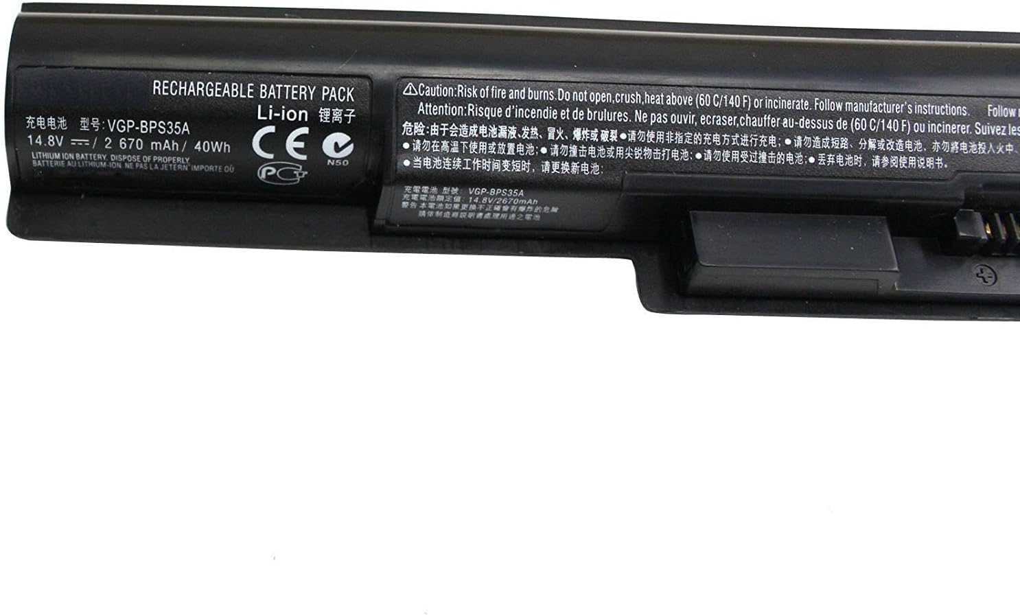11.1V 85Wh VGP-BPL20 VGP-BPS20 Batterie Pour Sony Z11 Z12
