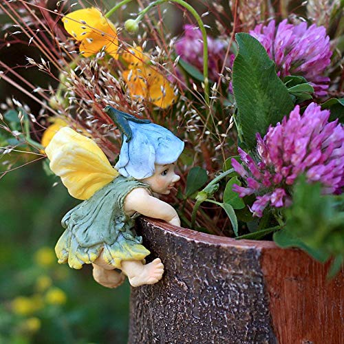 Top Collection Miniature Fairy Garden and Terrarium Fairy Baby Flower Pot and Vase Hugger, Mini, Multicolor, 2" High - Image 2