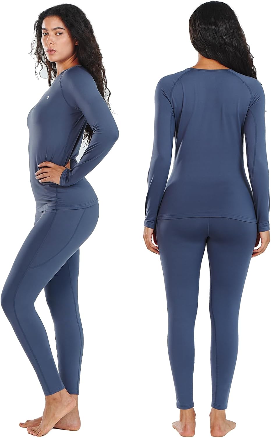ALLZERO Thermal Underwear for Women Fleece Lined Base Layer Set - Winter Long Johns for Cold Weather - Image 2