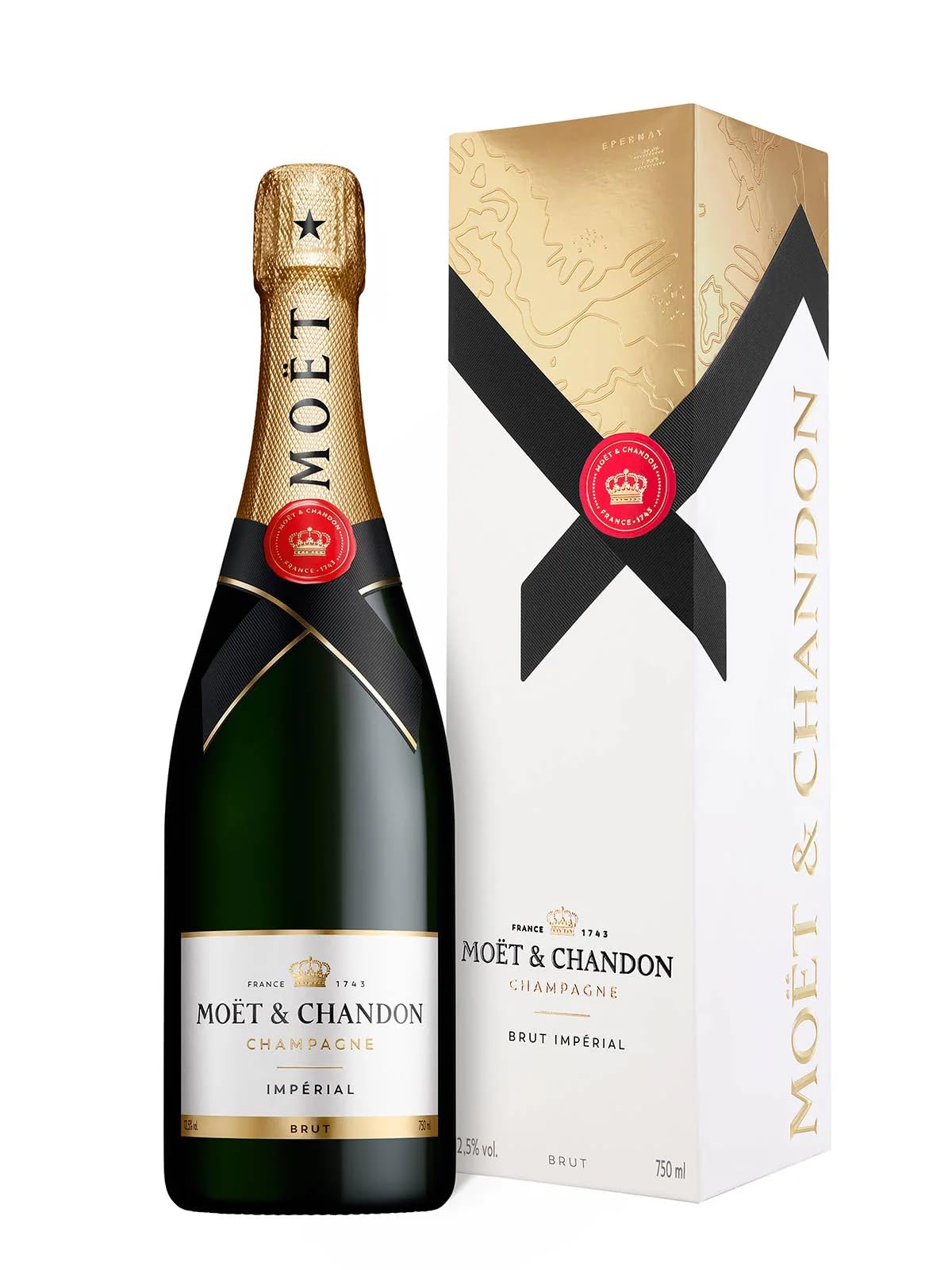 Moët & Chandon Brut Impérial Champagne 12,​5% 75cl sous étui
