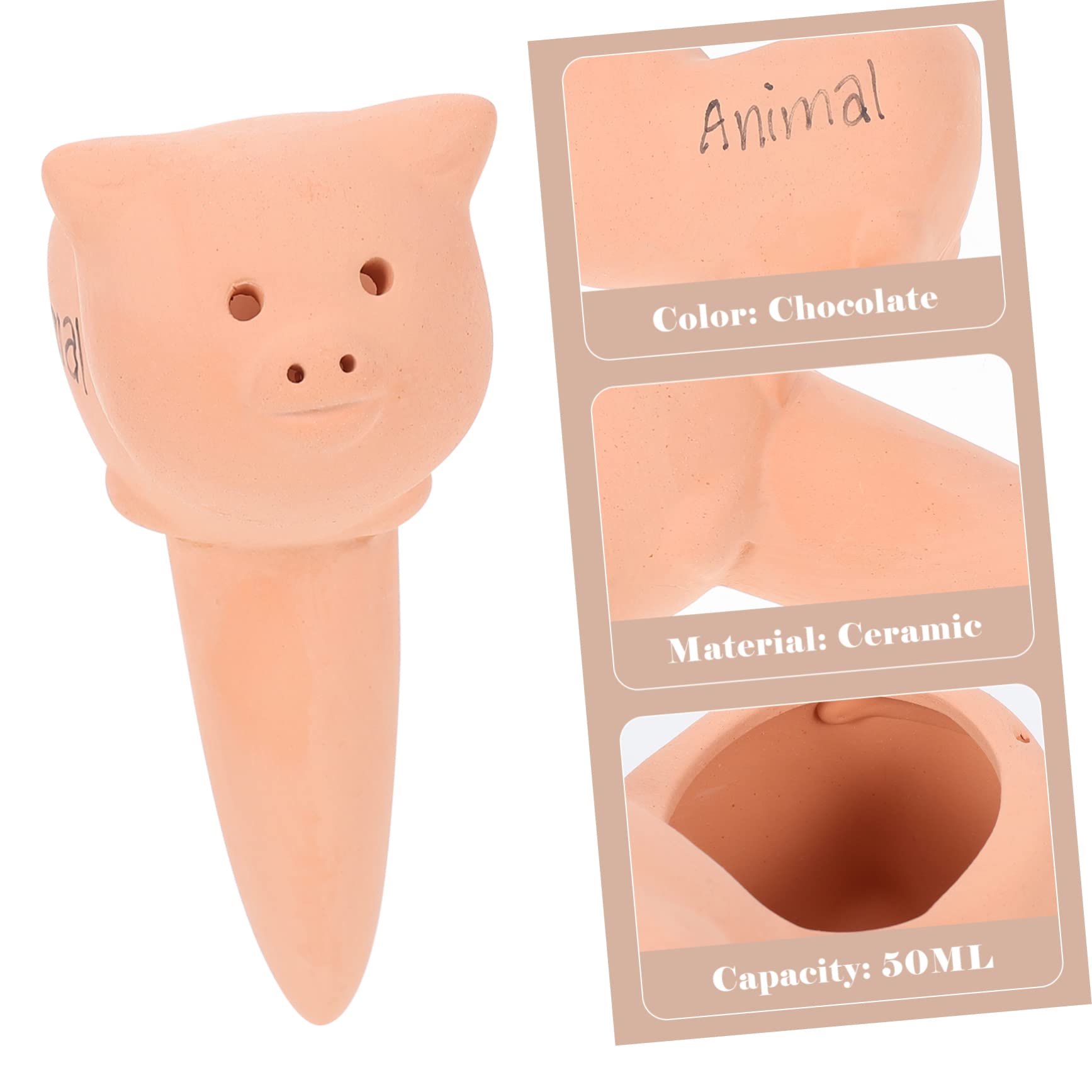 GALPADA Plant Self Watering Dripping Device Adorable Animal Shape Garden Irrigation Tool Easy Operation