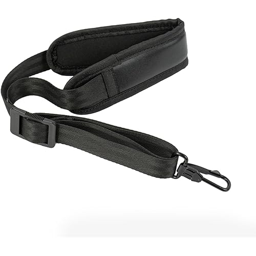 Professional Saxophone Neck Strap,Soft Leather Padded for Alto Sax,Tenor,Bass Clarinet and Saxophone Accessories