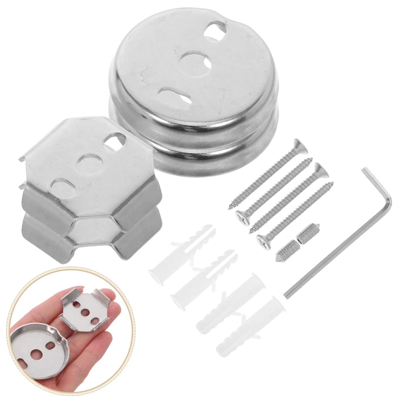 Lot de 30 pièces de rechange pour barre porte-serviettes en acier inoxydable