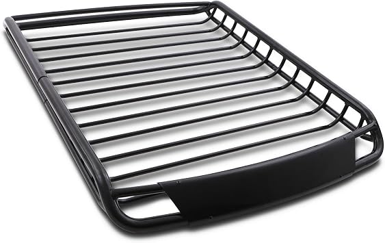 Predator4x4 Black Universal 1.4 Metre Roof Storage Basket/Rack Luggage Steel Cargo Carrier Platform