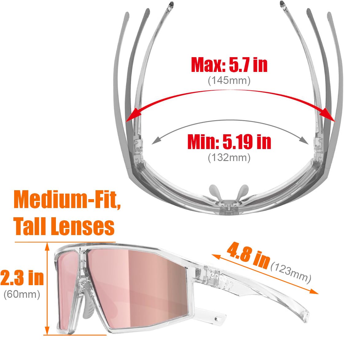 F26 trend moderno elegante HD Occhiali da sole Polarizzati Donne Uomini Corsa Pesca Escursionismo golf Padel Regali Sport All'aria aperta
