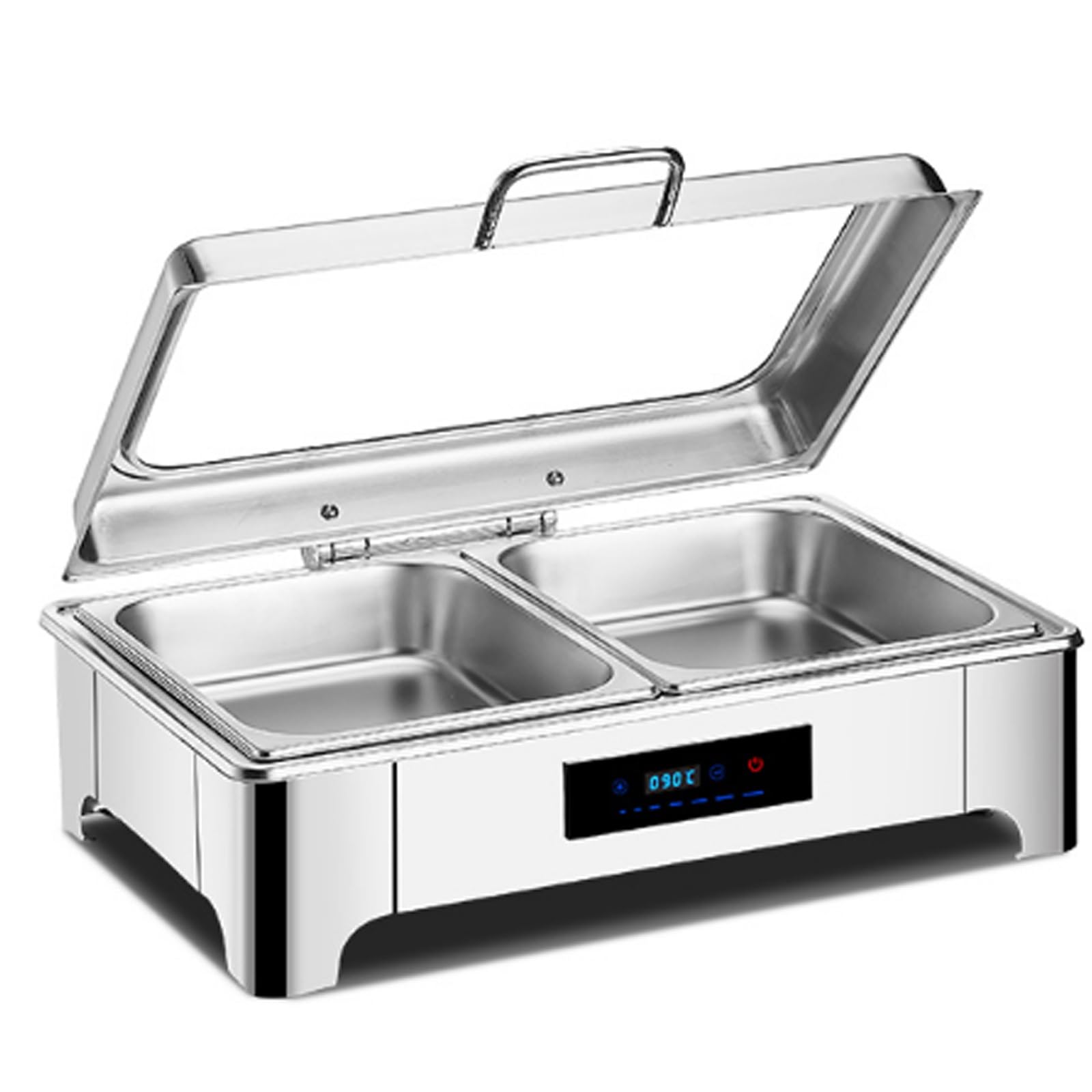 Cuvette chauffante et chauffe-plat électrique de table cuisine