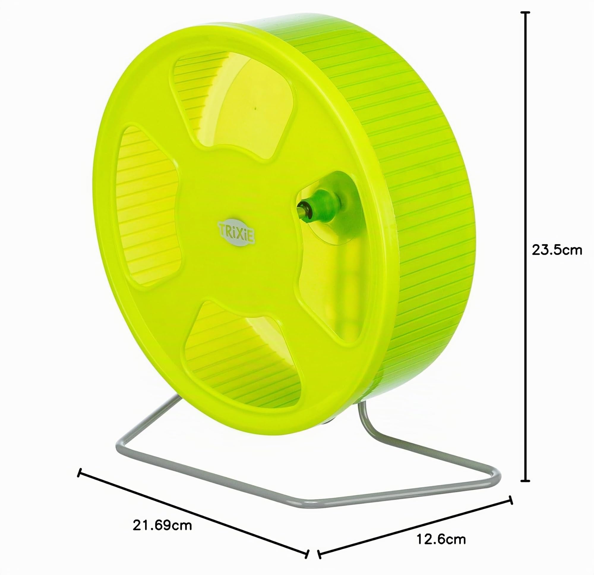 Trixie Ruota per l’Esercizio, in plastica, Diametro di 20 cm, Colori Assortiti