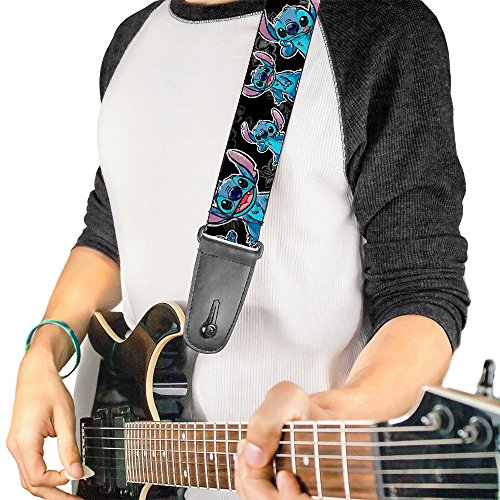Buckle-Down GS-WDY063 Sangle de guitare – Poses de couture/croquis d’hibiscus Noir/gris/bleu – 5,1 cm de large – 73,7 à… - Les Beatles, Paul McCartney, John Lennon, RIngo Starr, George Harrison Buckle-Down GS-WDY063 Sangle de guitare – Poses de couture/croquis d'hibiscus Noir/gris/bleu – 5,1 cm de large – 73,7 à… – Image 3