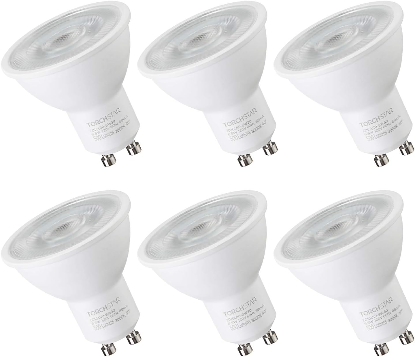 Sparkling Wonderful GU10 LED Bulbs, Dimmable 7W (50W Halogen Equivalent