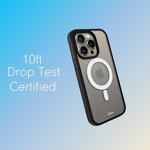 Miniatura 2 de Sonix Serie Active  Funda de teléfono con caída de 15 pies para iPhone 15 Pro Max  Compatible con MagSafe  TransparenteNegro