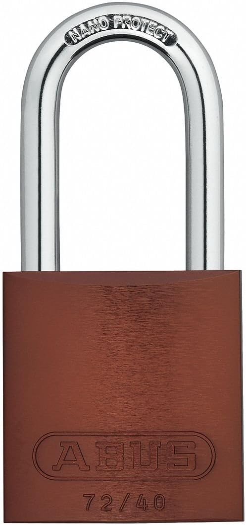 Lockout Padlock, KA, Brown, 1/4 In., PK6