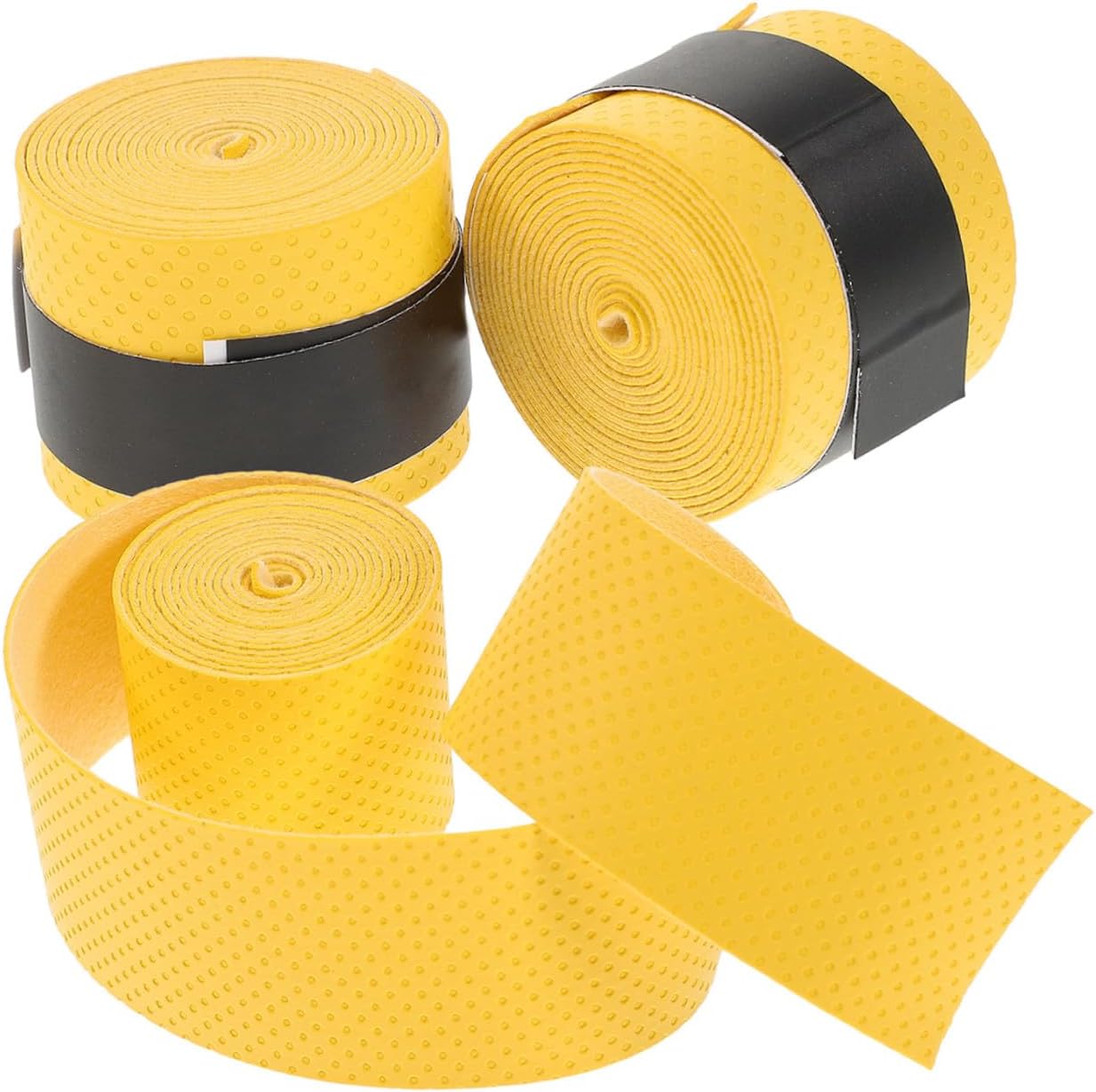 Hemoton 60Pcs Racket Grip Tapes Slip Bands for Tennis Badminton and Squash Sweat Absorbent Overgrips for Control and Enhanced Grip During Play