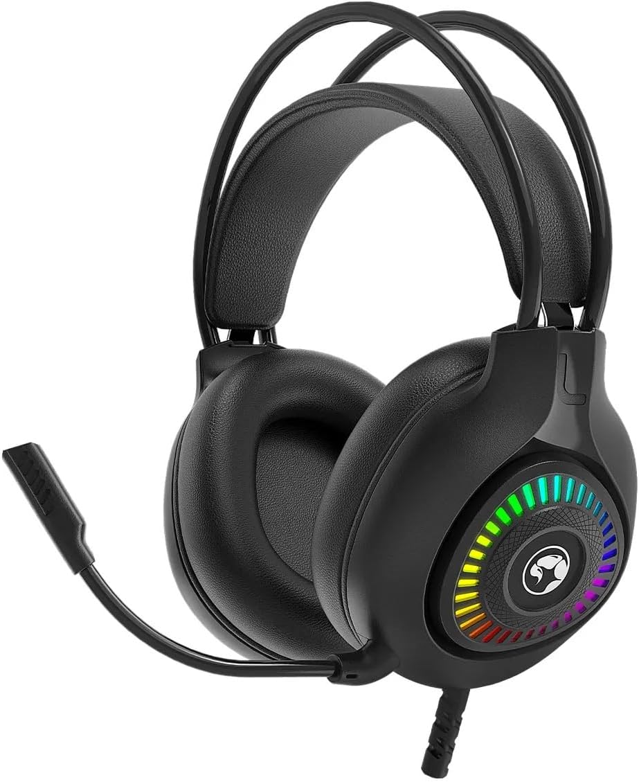 MARVO H8325 Headphone with microphone retracted