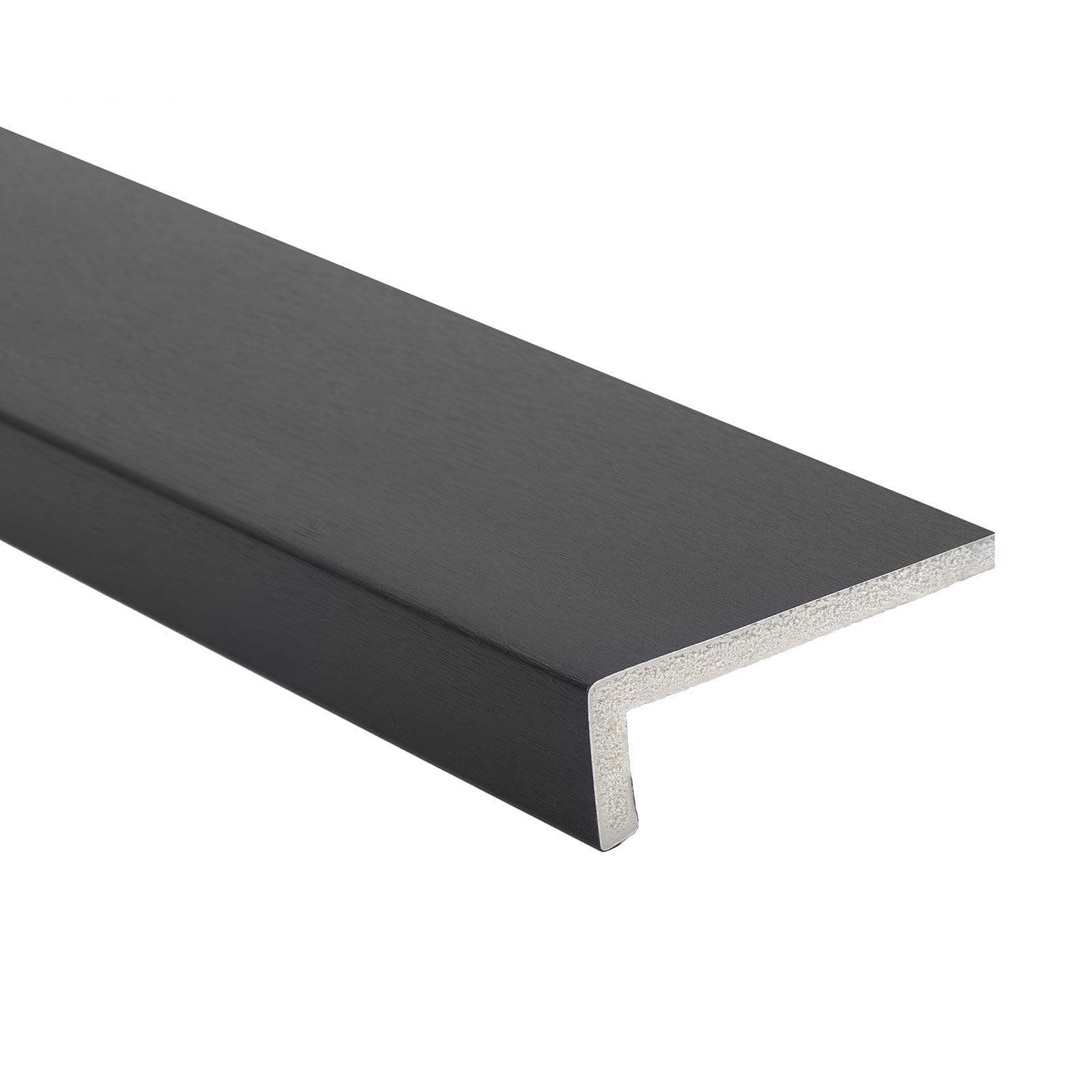Truly Pvc Limited Black Ash Window Board Capping Cover (1.25M) - 175Mm