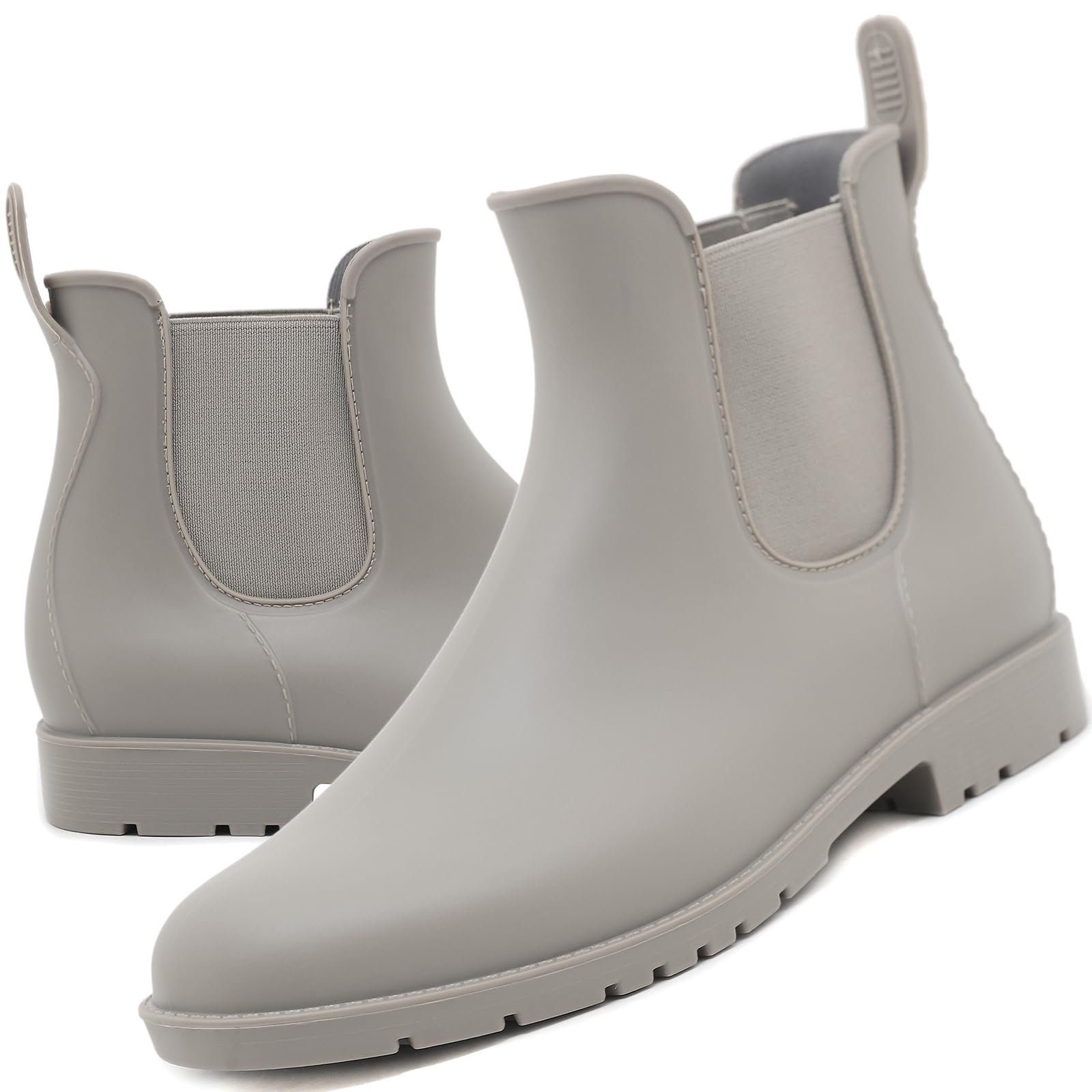 Acfoda Unisex-Erwachsene Gummistiefel Wasserdicht mit Blockabsatz, Gr.35-43