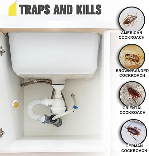 Miniatura 4 de Repelente de cucarachas para interiores, repelente de cucarachas seguro para mascotas, disuasorio de cucarachas, control de cucarachas, cucarachas,