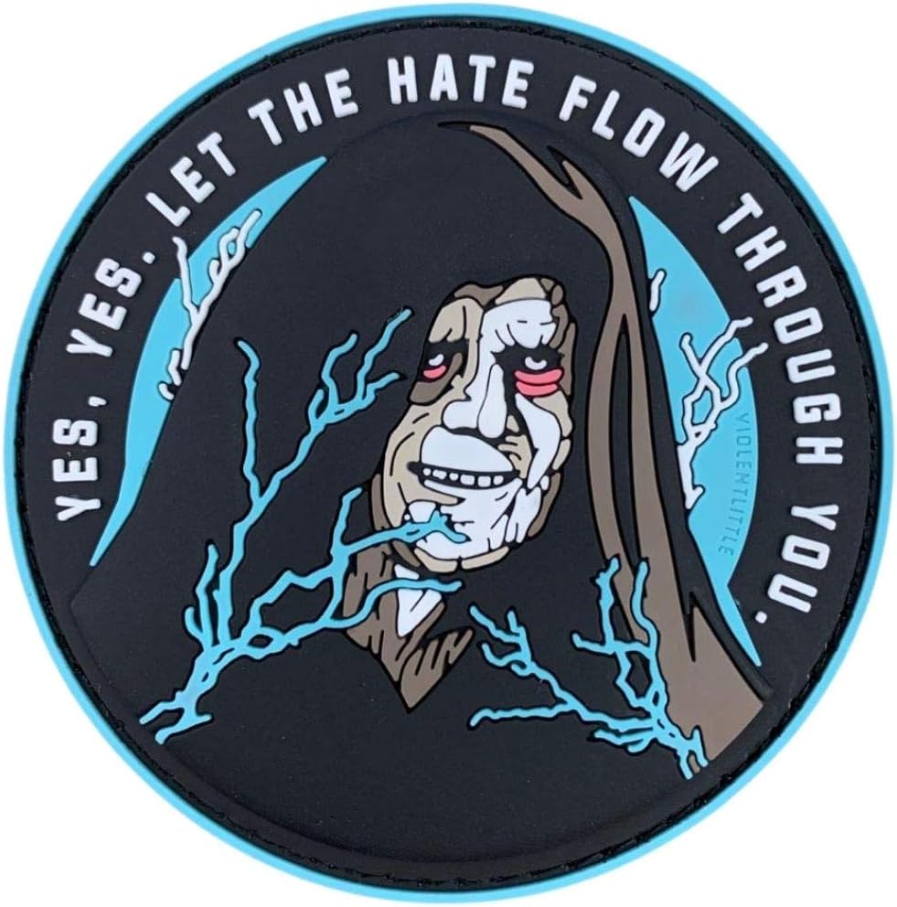 Let The Hate Flow Through You Star Wars PVC Morale Patch