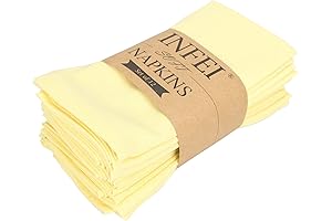 Yellow Linen Napkins - Add Warmth to Your Dining Experience