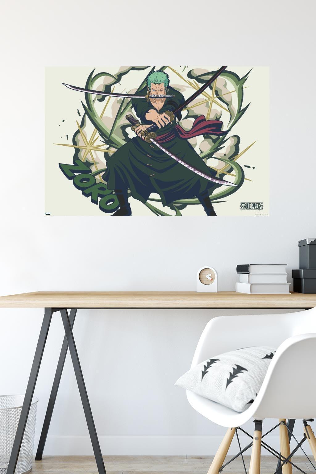 One Piece: Fishman Island - Roronoa Zoro Three Swords Wall Poster