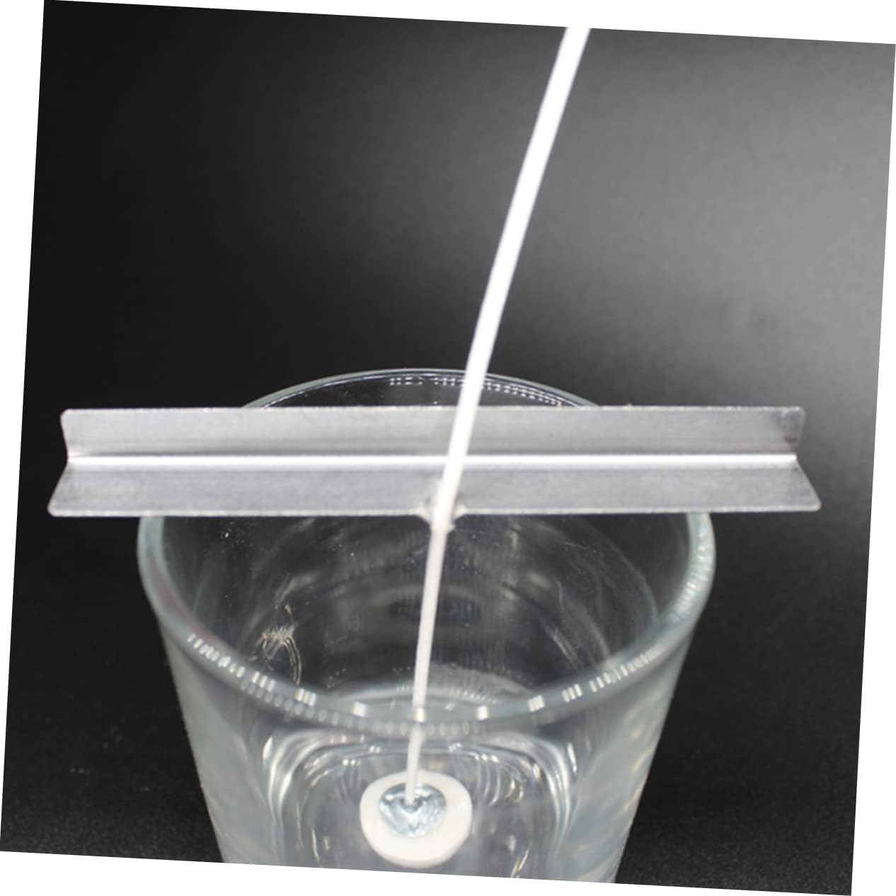 ARTIBETTER 10pcs Candle Wick Centering Device Stainless Iron Wick for Easy DIY Candle Making Supplies