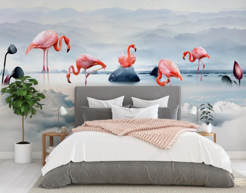 Poster geant mural paysage lointain pour chambre parentale - 3