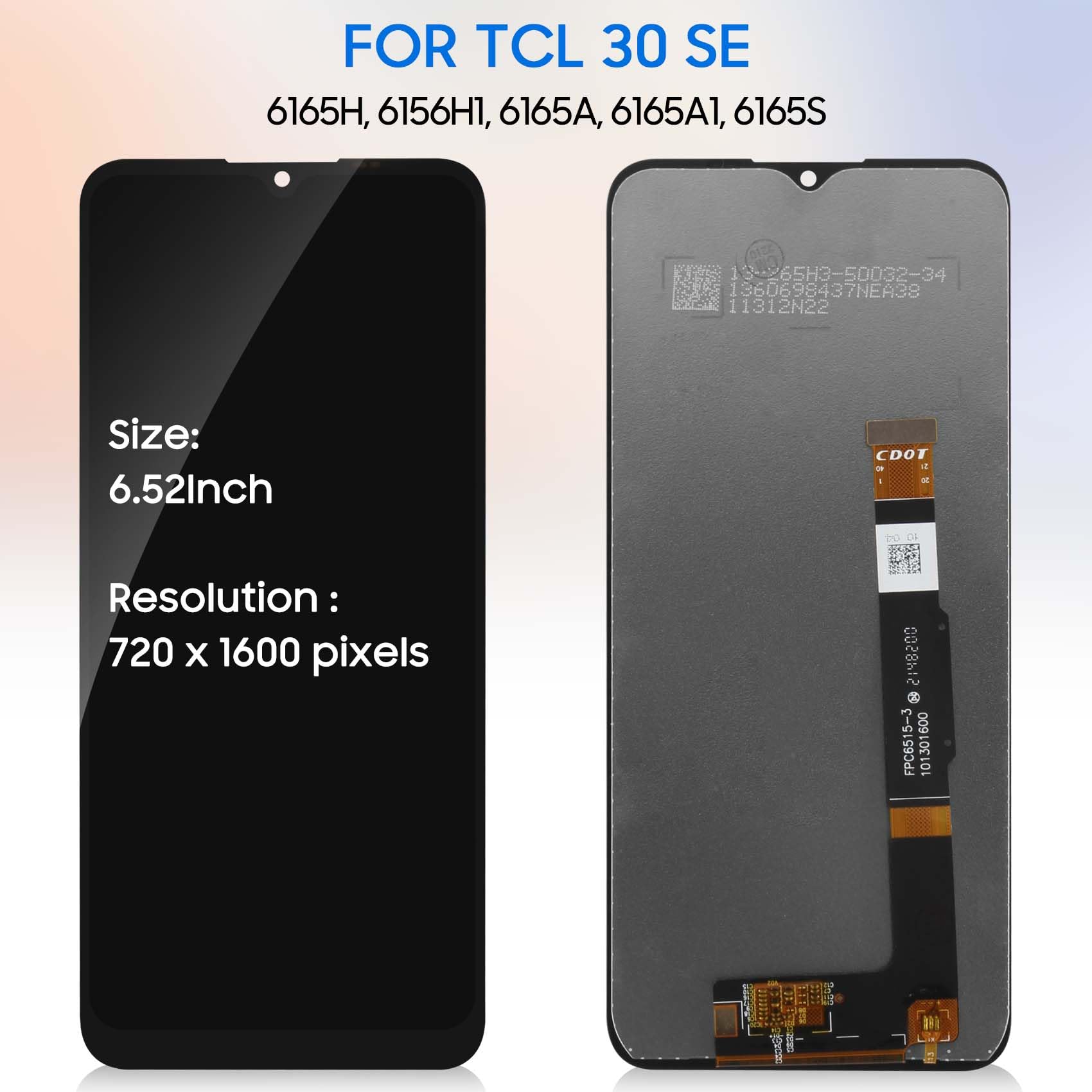 Écran LCD + Vitre Tactile Pour TCL 30 SE / 40 SE - Neuf, Remplacement Facile