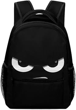 Funny Cartoon Eyes Backpack for Boys Girls School Bag Teenagers Bookbag Travel Rucksack