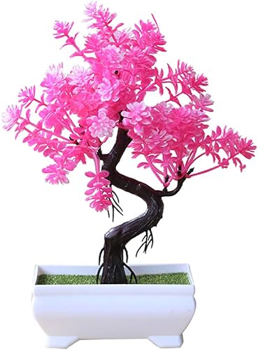 Miniatura 10 de LAPUTA Plantas artificiales decorativas de imitación de árbol en maceta, bonsái, decoración del hogar, centros de mesa, ornamento de escritorio,