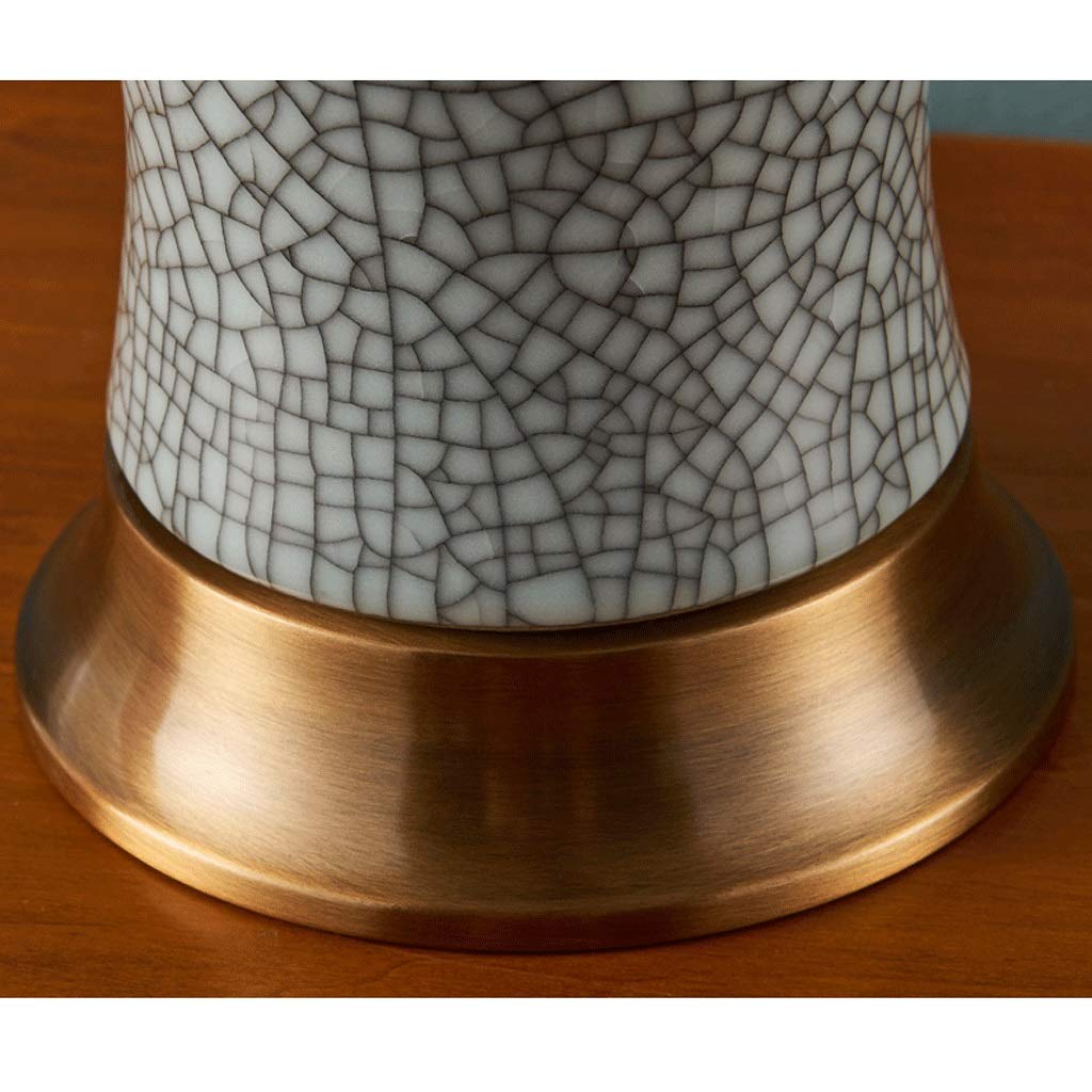 Lampa Stołowa Amerykańska Stolik Sypialnia Nocna Styl Europejski Salon Ciepły Romantyczny Gabinet Ślubny Model Jingdezhen Ceramic,Button