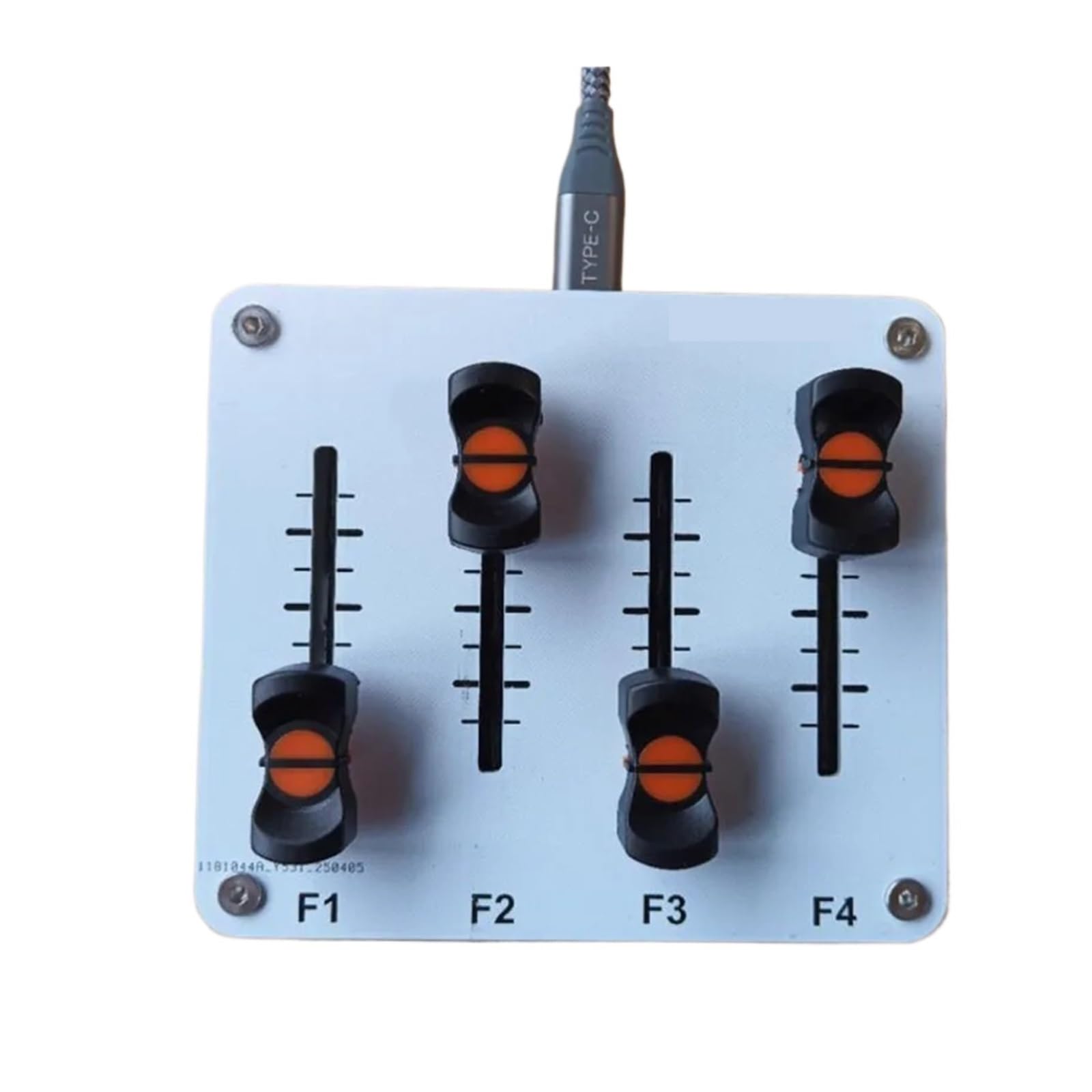 Controlador de software MIDI de 4 canales con fader de 42 mm y barra de empuje, con información CC personalizada, interfaz USB y host de música. Eficiencia