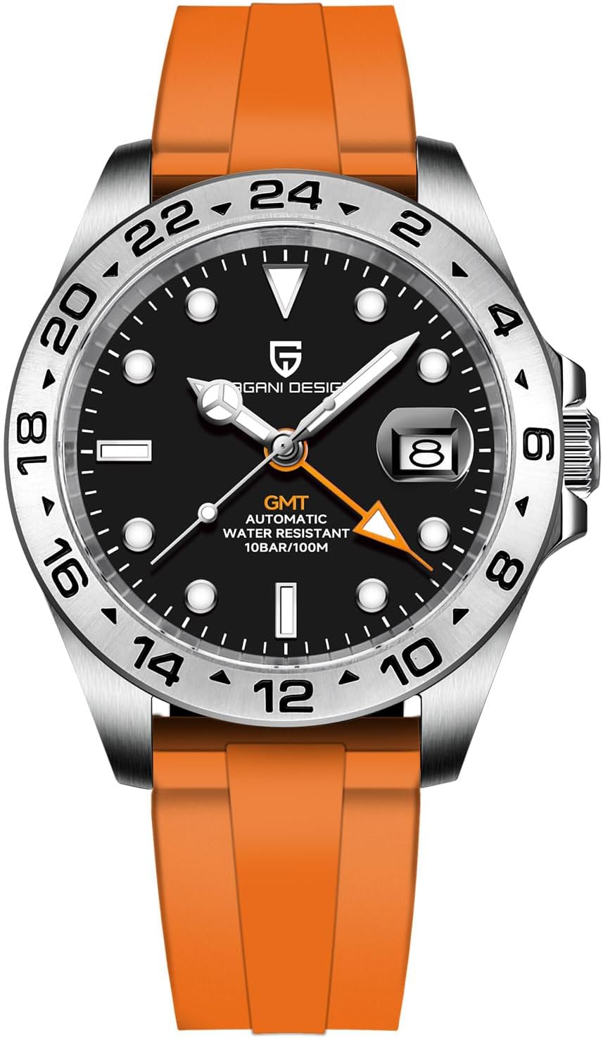 Pagani Design Watches Men GMT Automatic Self-Winding