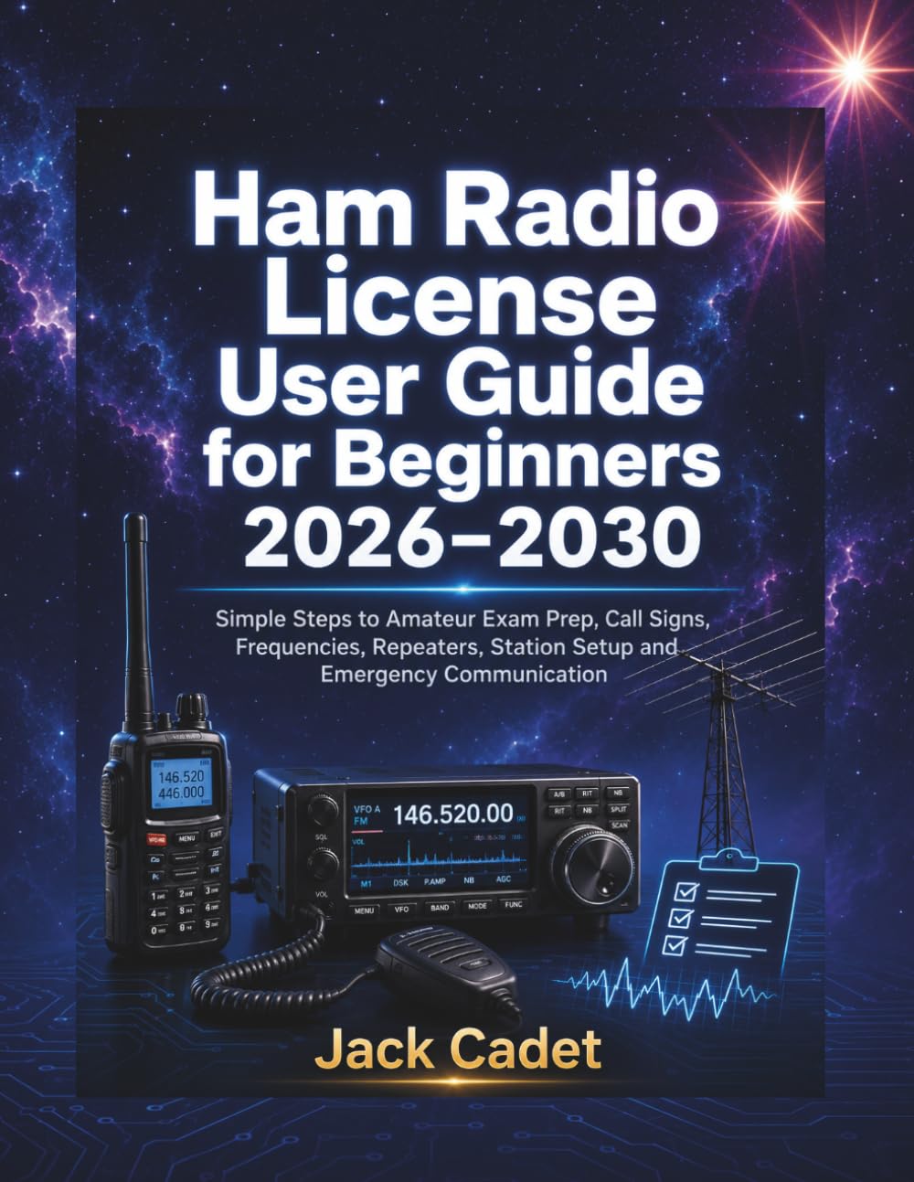 Ham Radio License User Guide for Beginners 2026–2030: Simple Steps to Amateur Exam Prep, Call Signs, Frequencies, Repeaters, Station Setup and Emergency Communication