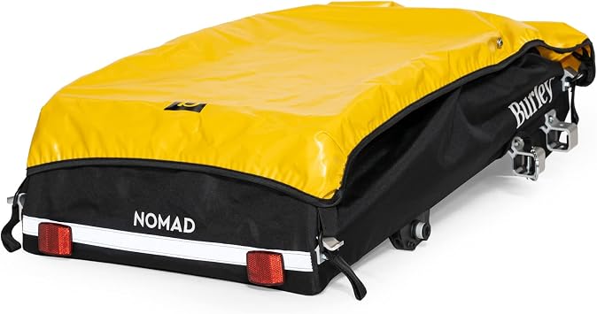 Burley Nomad | Touring Cargo Bike Trailer with Water-Resistant Cover, Large Storage Capacity & 100 lb Load Rating