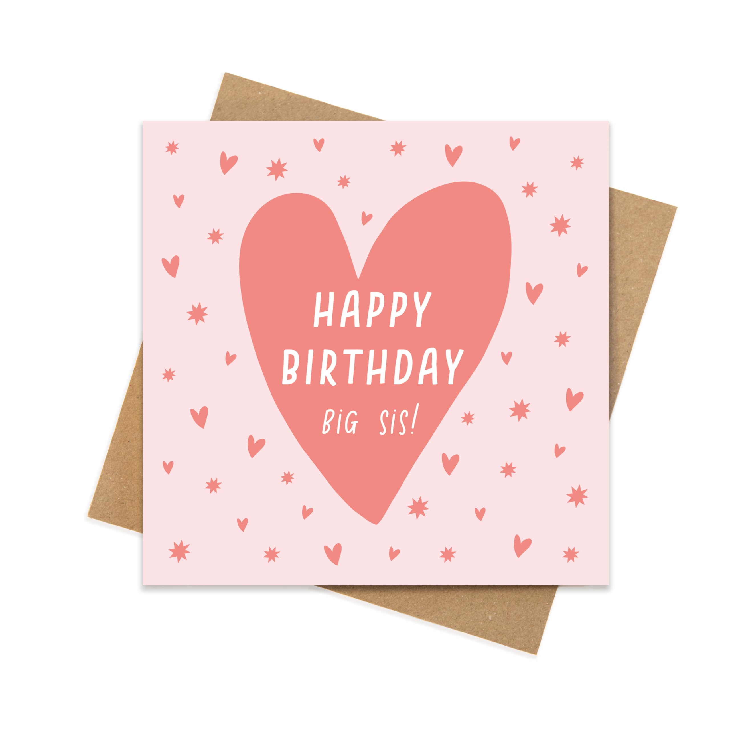 Manta Makes Sister Birthday card, happy birthday card from sister, happy birthday cards for sister, birthday cards for women, sister birthday card adult, happy birthday sister card (Big sister) โ image 1