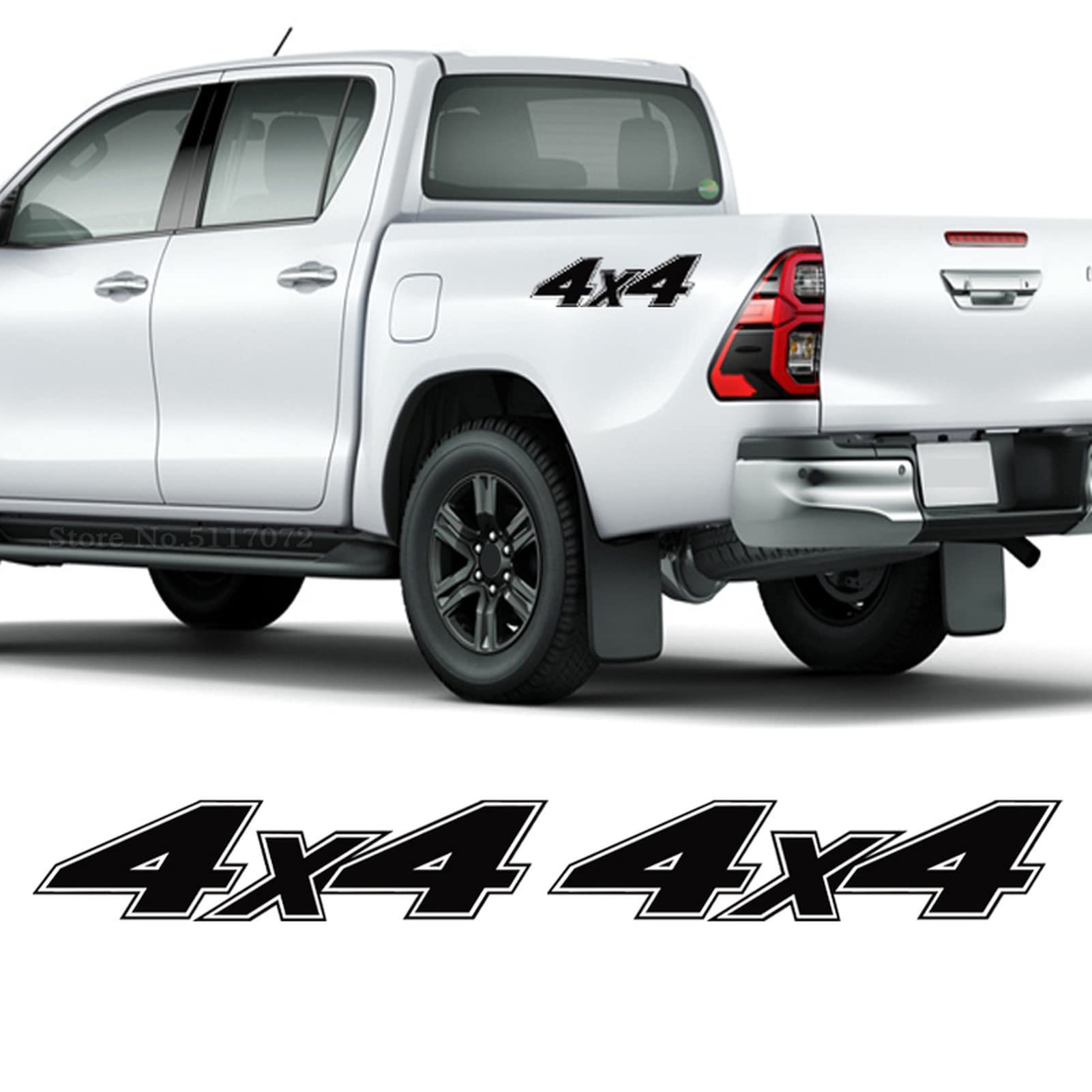 Buy Car Side Skirt Stickers stripe decal Decals, For Ford Ranger Raptor Pickup, For Isuzu Dmax