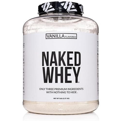 NAKED Vanilla Whey Protein Powder - All Natural Grass Fed