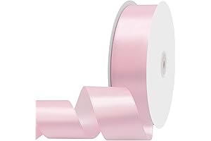 Maclemon 1.5 Inch Pink Ribbon 100 Yards