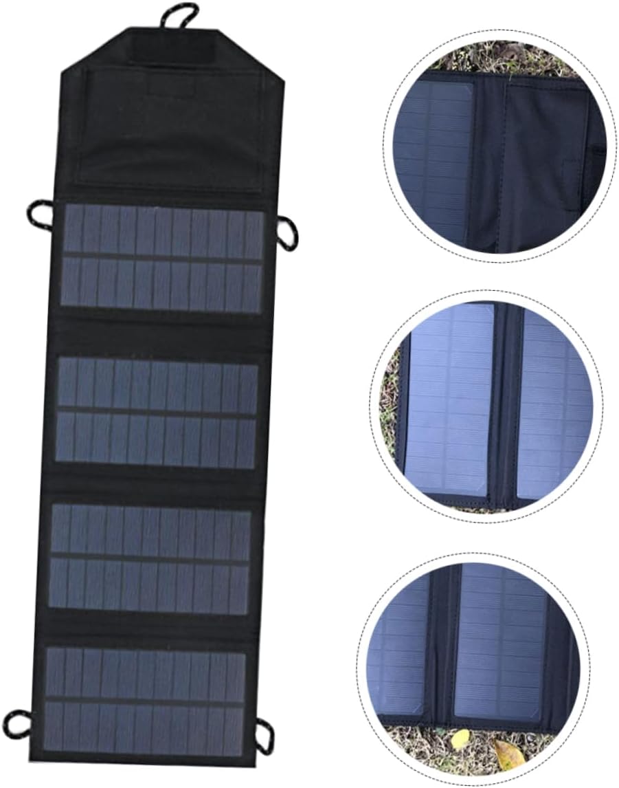 Portable Solar Charger Ultra-Thin Monocrystalline Solar Panel Dual USB Output for Cars Boats and Outdoor Emergency Use High Efficiency and Lightweight Design