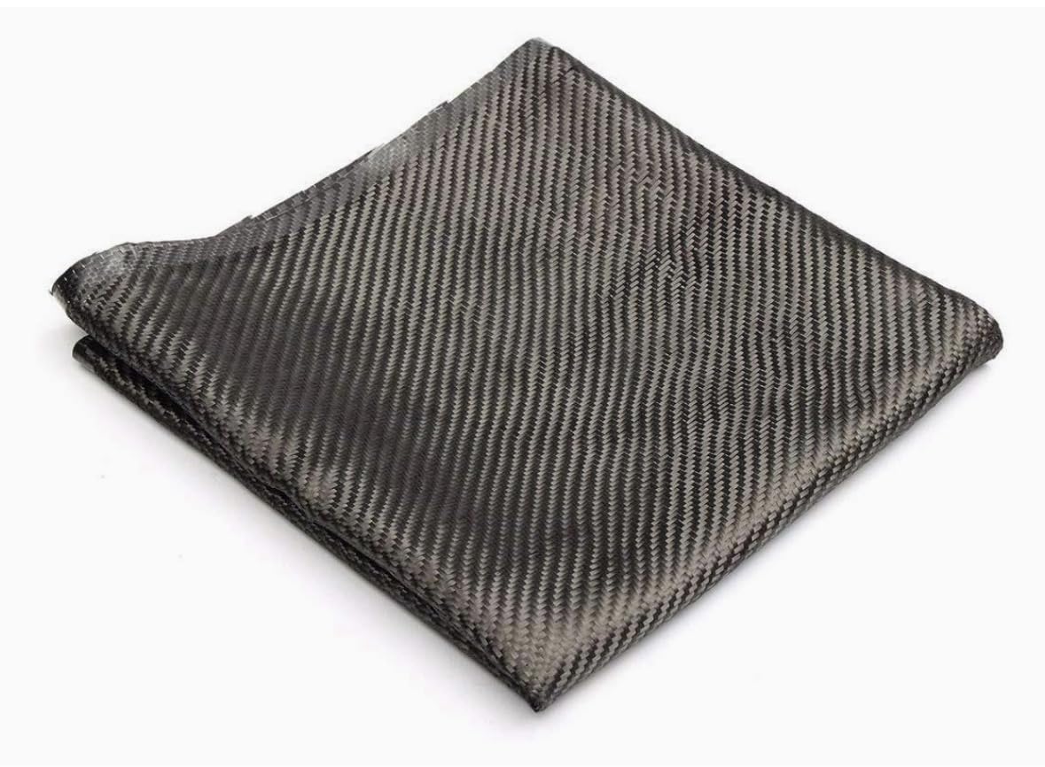 Kit Reparación Fibra de Carbono, Kit de Fibra de Carbono y Resina Epoxi Grande para Reforzar y Reparar Automóviles, Motocicletas, Barcos, Padel, Surf, Bicicletas 1.35kg + 100x100cm