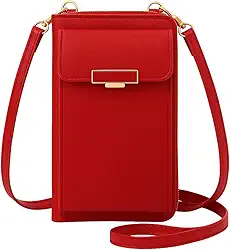 Bolsa Carteira Porta Celular Feminina Alça Transversal Ajustável Removível Pequena Compacta Prática